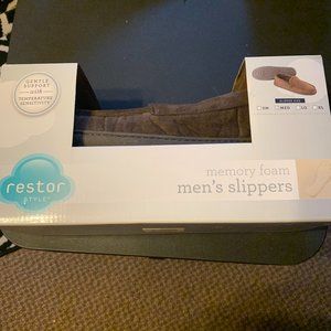 Men's Slippers Brown Size 9